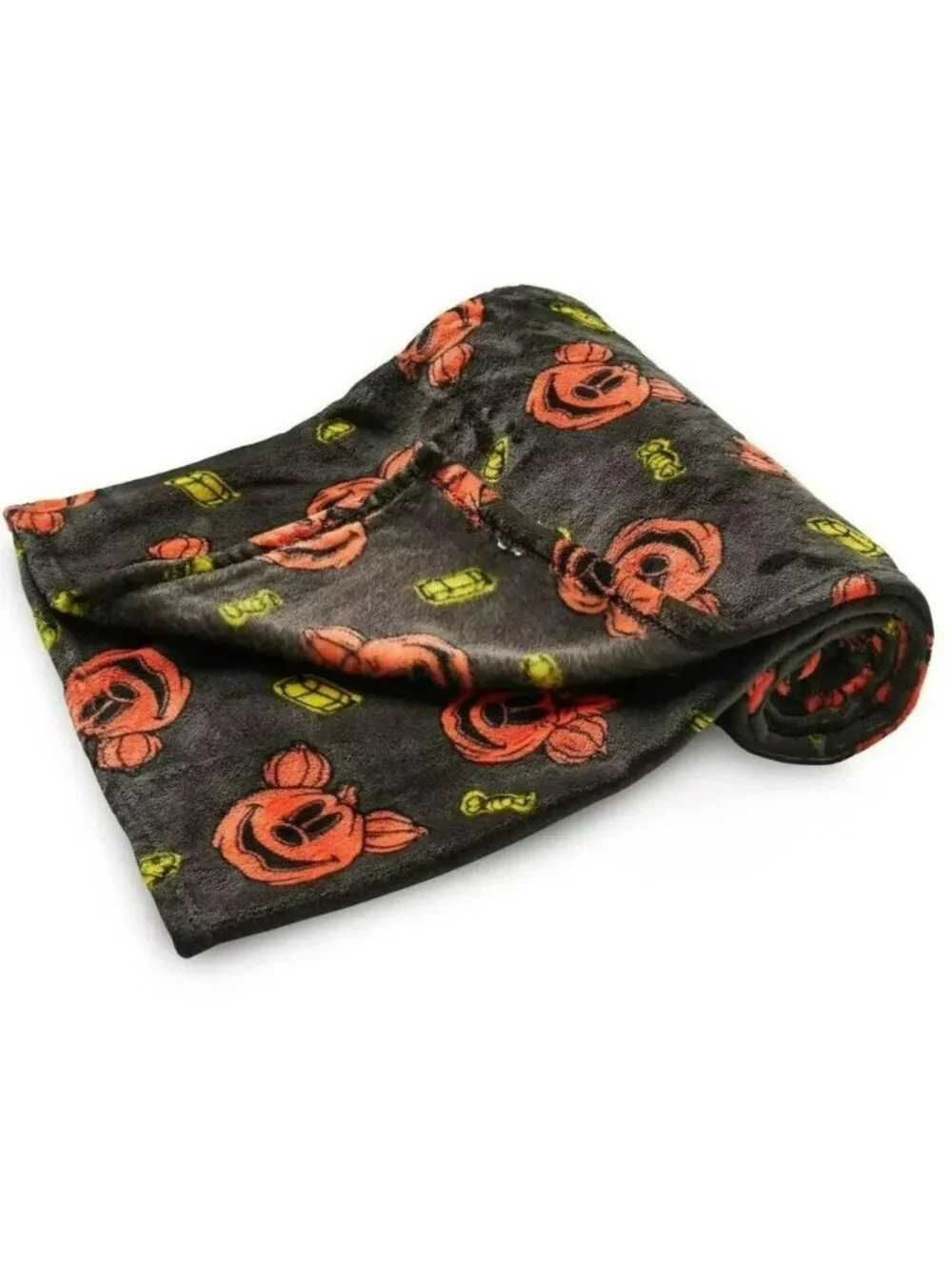 Disney Mickey & Minnie Halloween Plush Throw Blanket 50